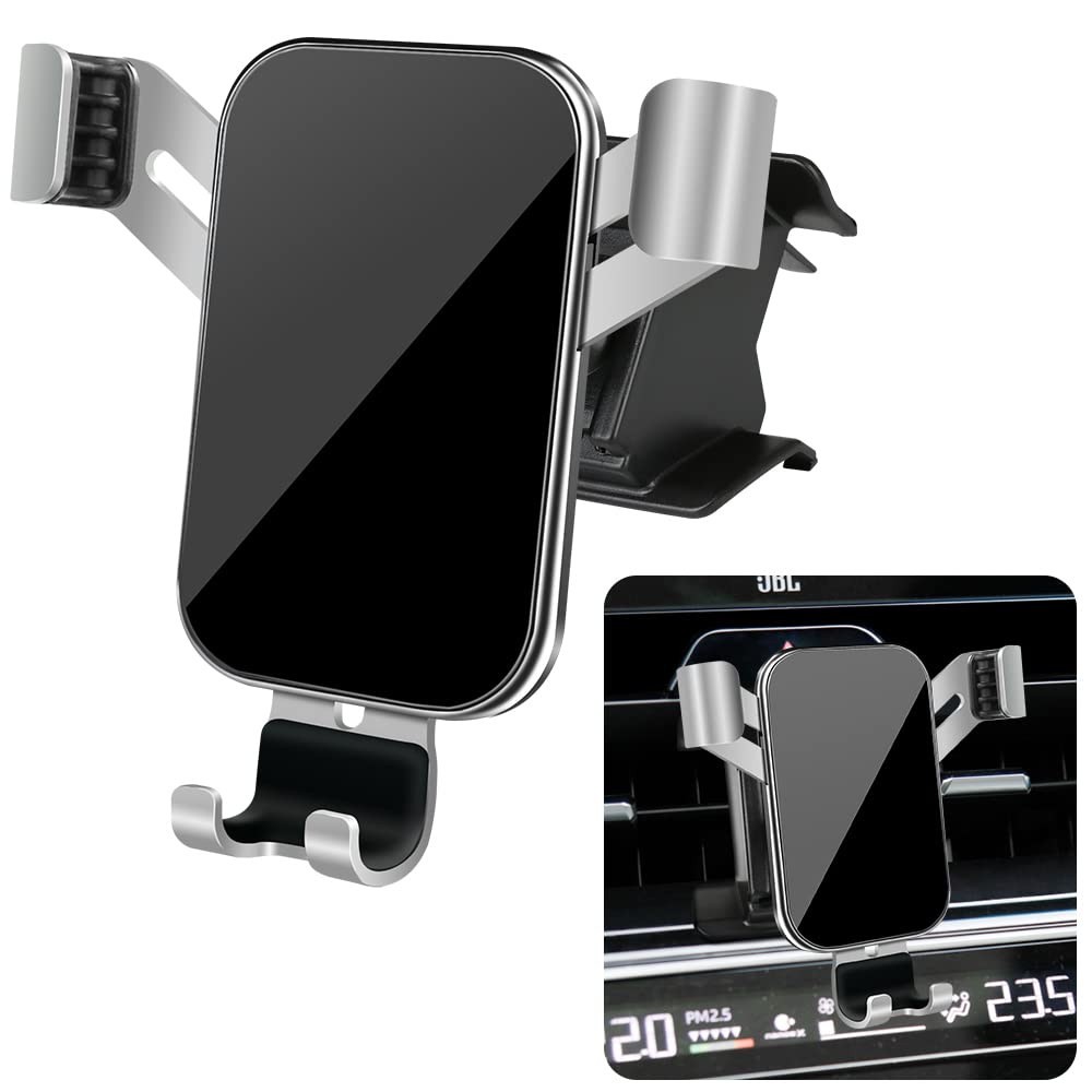LUNQIN Car Phone Holder for Toyota Venza 2021 2022 2023 2024 SUV Auto Interior Accessories Best Cell Phones Mount Cellphone Mobile Cradle Charging Navigation Bracket Air Vent Stand Accessory