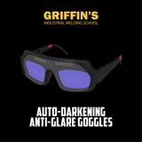 Auto-Darkening Anti-Glare Welding Goggles