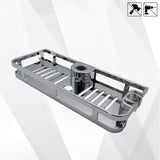 Round Shower Rod Storage Rack for Bathroom Accessories