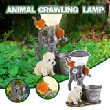 Solar Animal Lamp Statue for Home and Garden Decor
