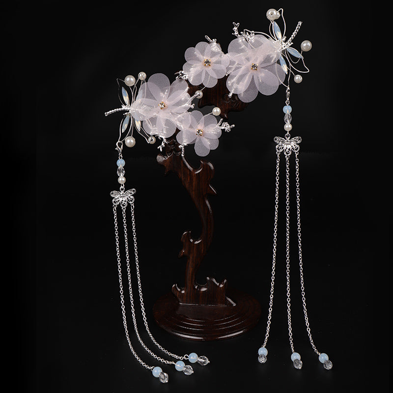 Ancient Style Hair Accessories for Hanfu (Full Set)
