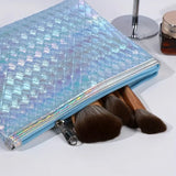 3D Hexagonal Bright Color Makeup Organizer Bag