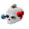 Aquazoo Premium Fish Tank DecorationsReptile Tank Accessories Aquarium Decor Terrarium Decor for FishReptiles Hiding Playing and Resting Spots - Avoid Aggressive Behavior (Skull)