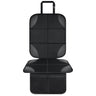Musclez Baby Car Seat Protectors for Child Car Seat Baby Car Seat Cover Waterproof 600D Fabric Padding Non-Slip Backing 2 Mesh Pockets Carseat Protector for Travel Vehicles Baby Pets (Black-1pcs)