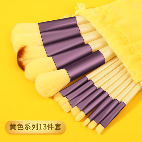 8-Piece Makeup Brush Set for Beginners and Tools