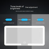 Car Sun Visor Makeup Mirror with Dimmable LED Light