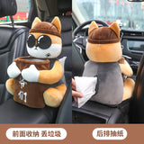 Creative Car Tissue Box and Trash Bin for Women