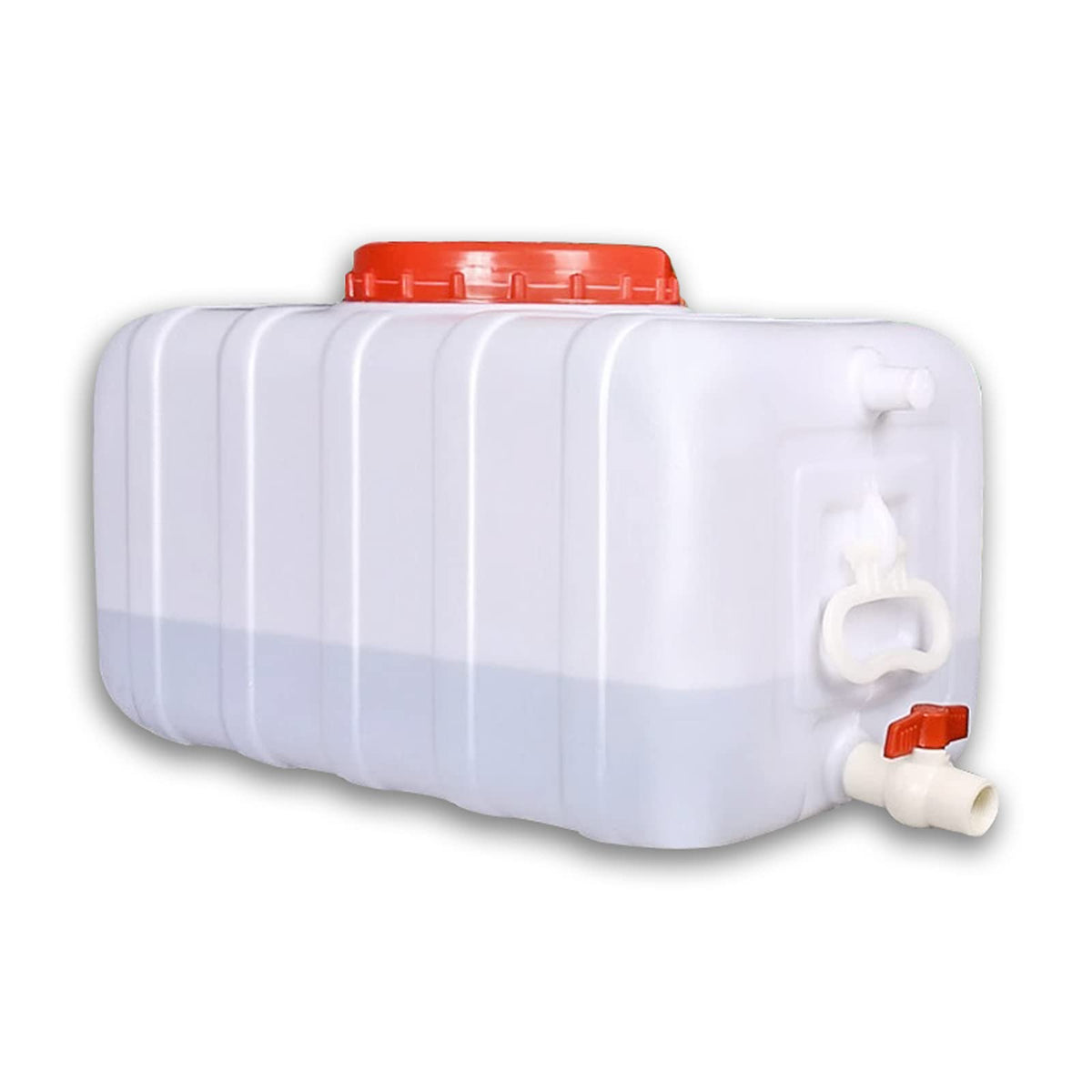 SXKJDM Large Plastic Water Storage Tanks Emergency Water Storage 50L/80L/110L/200L Camping & Hiking Water Storage Water Container Multifunctional Water Tank(Size:200L/53gallon)