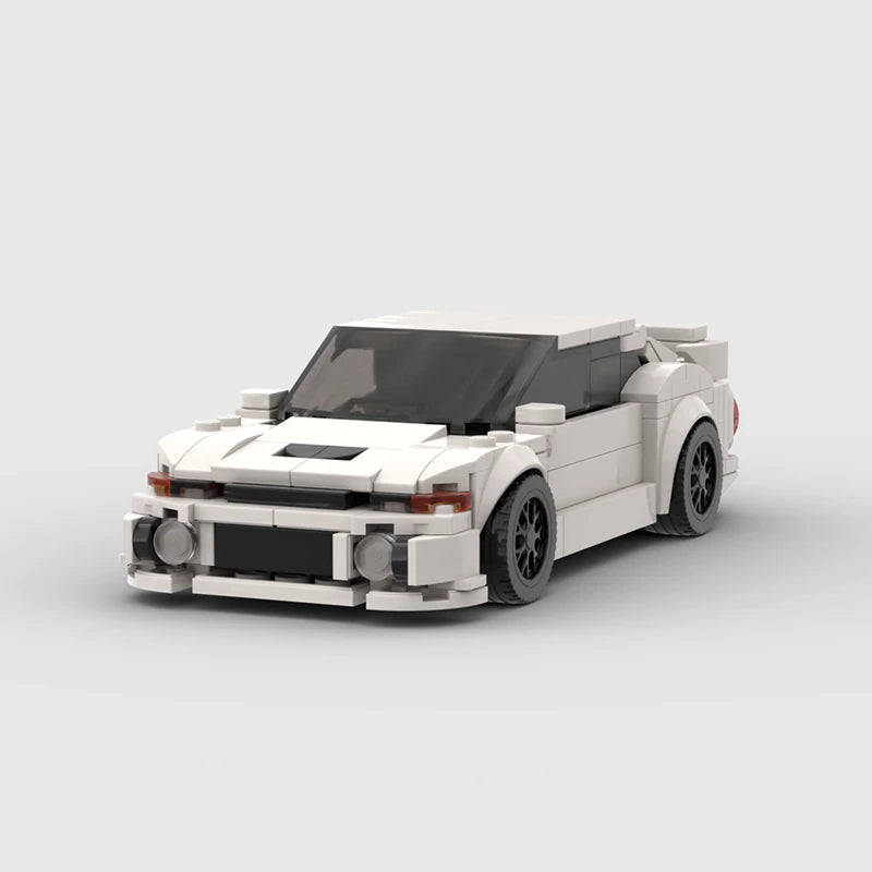 8-Compartment Building Block Car Set