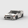 8-Compartment Building Block Car Set