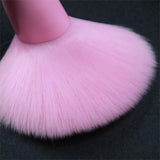 Rainbow Color Makeup Brush Set - 17 Pieces Macaron Style