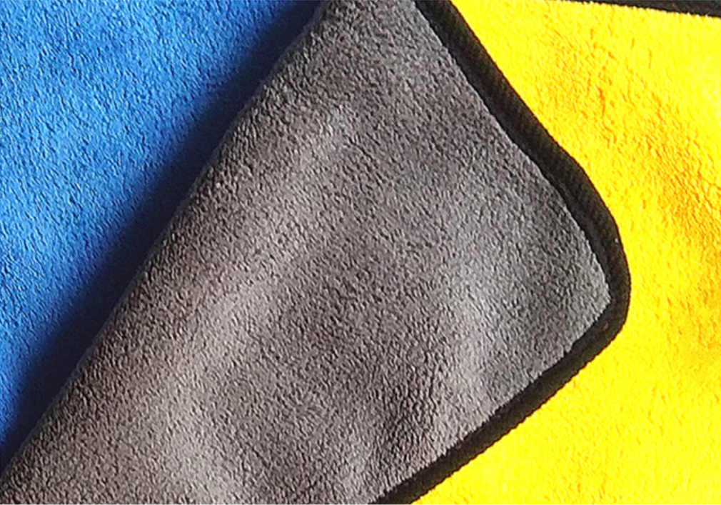 Double-Sided Coral Fleece Car Wash Towel