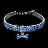 Dog Necklace and Pet Accessories with Diamond Collar
