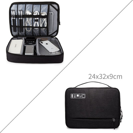 Portable USB Gadget Organizer and Storage Pouch Case