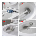 Wall-mounted Toilet Brush Set for Corner Cleaning