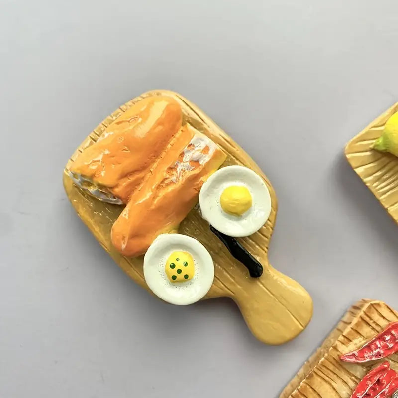 10pc Funny Food Style Fridge Magnets for Home Decor