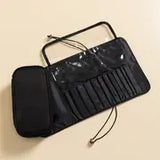 Waterproof Cosmetic Bag with Makeup Brush Organizer