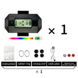 Cross-Border Vehicle Warning Light for Drones and Bikes
