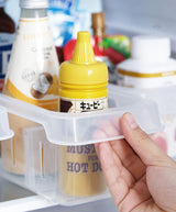 Japanese Frosted Kitchen Fridge Storage Container Box