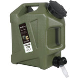 RedSwing 3.2 Gallon Water Container Portable Water Storage Carrier Tank with Spigot for Camping Outdoor Hiking Travel BPA Free Green
