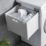 Wall-Mounted Laundry Basket with Multifunctional Storage
