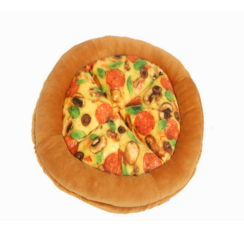 Bite-Resistant Sound Paper Pizza Pet Toy