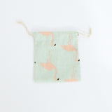 Cotton Linen Drawstring Storage Bag for Students
