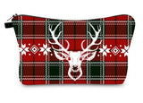 Christmas Print Waterproof Cosmetic Bag for Travel