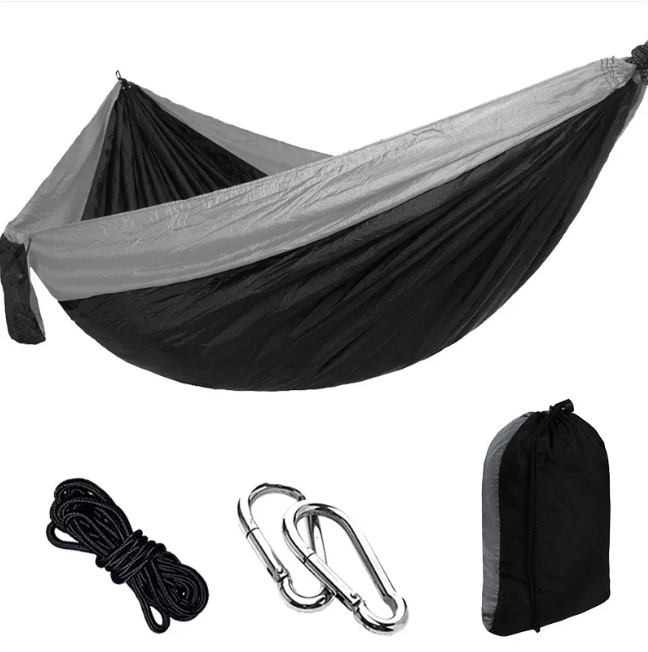 Outdoor Double Camping Hammock - 210T Parachute Nylon