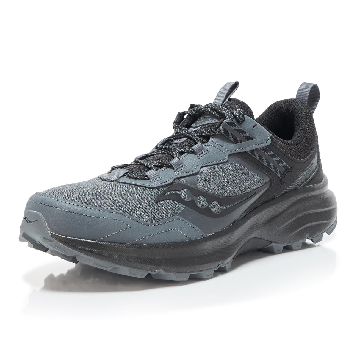 Saucony Mens Excursion TR17 Hiking Shoe Shadow/Black 12 Wide