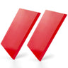CARTINTS 2pack Squeegee Blades Replacement Mini Squeegee Screen Printing Squeegee Rubber Squeegee 5.1x 2 inch for Cleaning Glass Shower Door and Car Windows and Screen PrintingRed