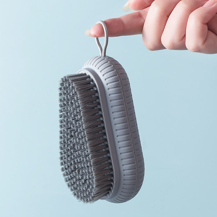 Plastic Soft Bristle Laundry and Shoe Cleaning Brush