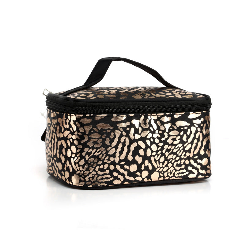 Leopard Print Large Capacity Handbag Cosmetic Bag