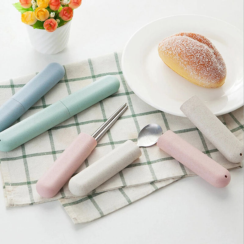 Portable Wheat Straw Travel Toothbrush Storage Box