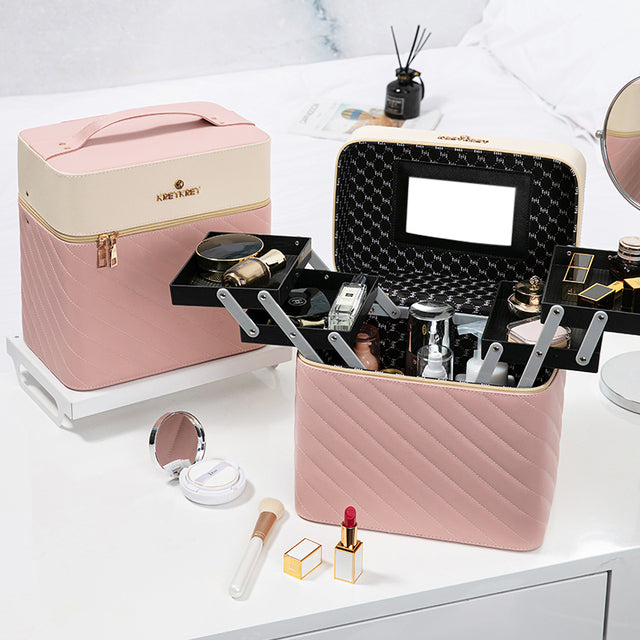 Fashionable Portable Makeup Bag and Storage Box