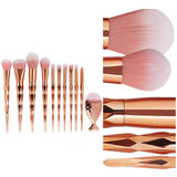 11-Piece Unicorn Gradient Makeup Brush Set