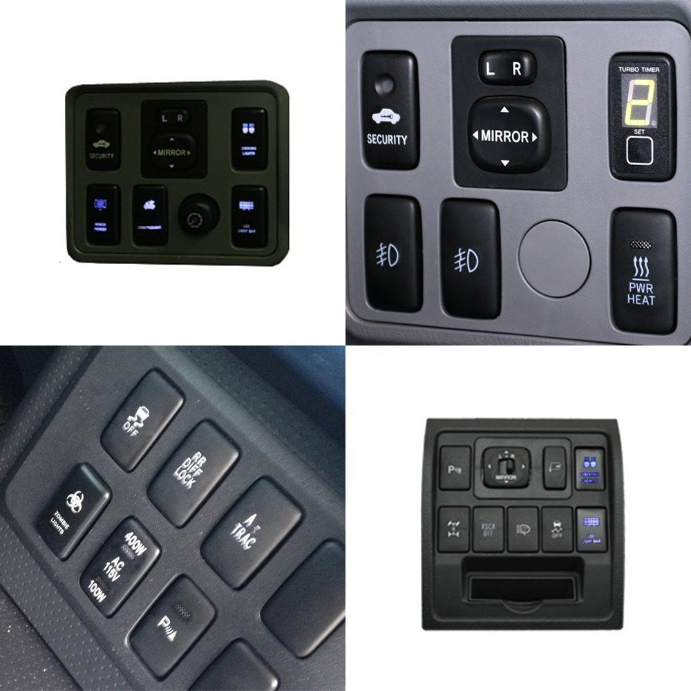Toyota LED Car Light Switch Push Button