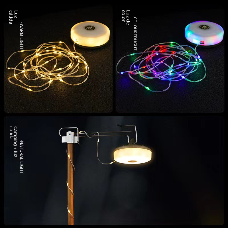 New Outdoor Camping Light with Colorful Illumination