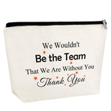 Thank You Gift for Coach Woman Coach Appreciation Gift for Team Manager Supervisor Makeup Bag Cosmetic Bag Coach Retirement Going Away Gift Coworker Leader Coworker Basketball Soccer Team Coach Gift