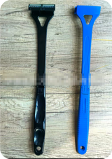 Men's Foldable Three-Blade Back Shaver