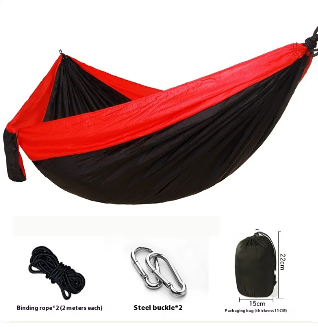 Outdoor Double Camping Hammock - 210T Parachute Nylon