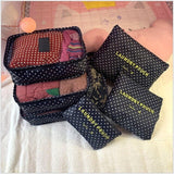Fashionable Waterproof Travel Storage Cube Set of 6