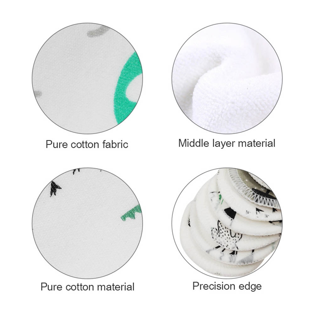 Cotton Cartoon Printed Reusable Makeup Remover Pads