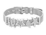 "Stainless Steel Mesh Bracelet - Fashion Travel Accessory"
