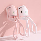 UltraGlow Electric Eyelash Curler Long-Lasting Curl for Perfectly Defined Lashes Your Professional Makeup Essential Eyelash Curlers Kit Lightweight Plastic Cosmetic Pack