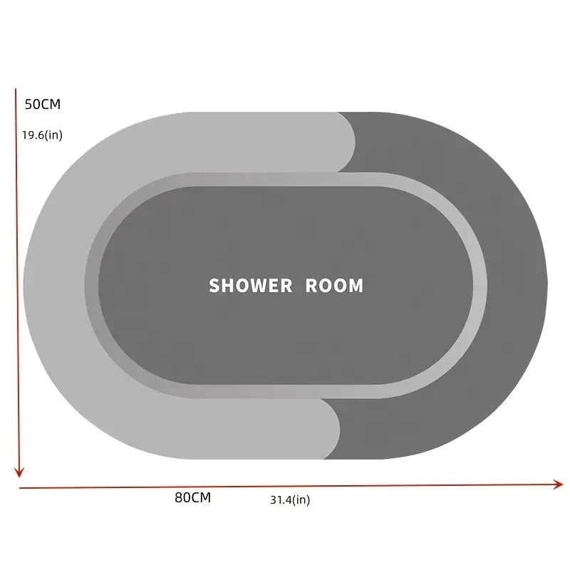 Modern Non-slip Soft Bath Mat for Home Decor (1pc)