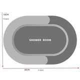 Modern Non-slip Soft Bath Mat for Home Decor (1pc)