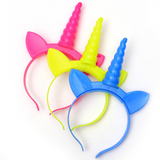 Glowing Unicorn Headband for Kids - Halloween Accessory