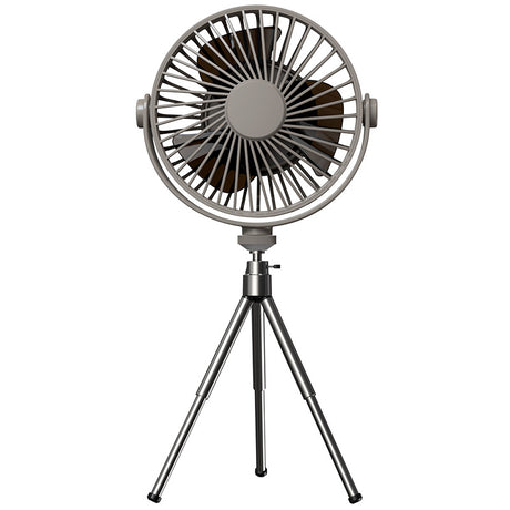 Portable USB Camping Fan with Triangular Stand and Remote