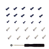 Headband Screws Replacement for Sony WH-1000XM5 Wireless Noise Canceling Headphones 25 Packs xm5 Headphones Screws Over-Ear Headphones Headstock Screws (10pcs Black+10pcs Silver+5pcs Black)
